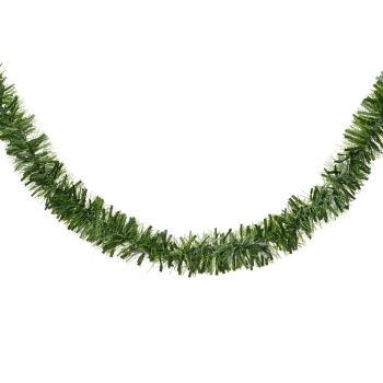 Decoris plastic garland lametta xl 10x270cm green