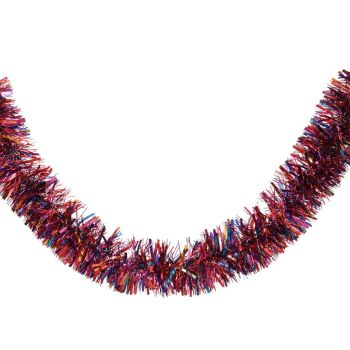 Decoris plastic garland lametta XXL 15x270cm multi