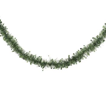 DecoArt plastic garland lametta xl star 10x270cm pine green