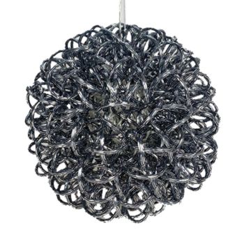 Gehlmann Christmas lighting aluminum pendant lamp black 100LED warm white 47cm