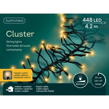 Led cluster lights outdoor 448led 4.2m classic