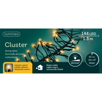 Led cluster lights outdoor 144led 1.3m classic