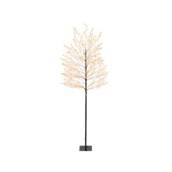 Iluminación navideña árbol microLED Own tree d40h180cm negro clásico blanco cálido