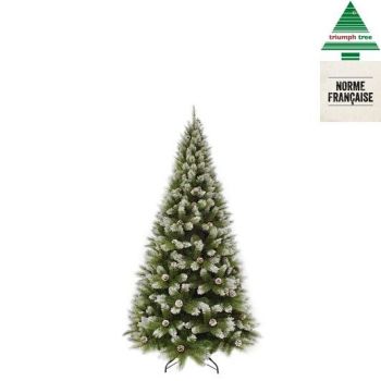 Triumph Tree Pittsburgh artificial christmas tree with snow green 2,15 m x 1,17 m