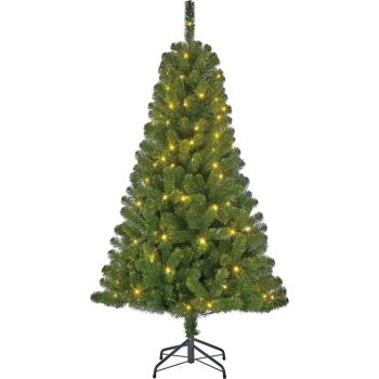 Black Box Trees Charlton künstlicher weihnachtsbaum mit beleuchtung grün 1,55 m x 91 cm