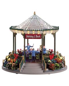 Lemax holiday garden green bandstand General 2019